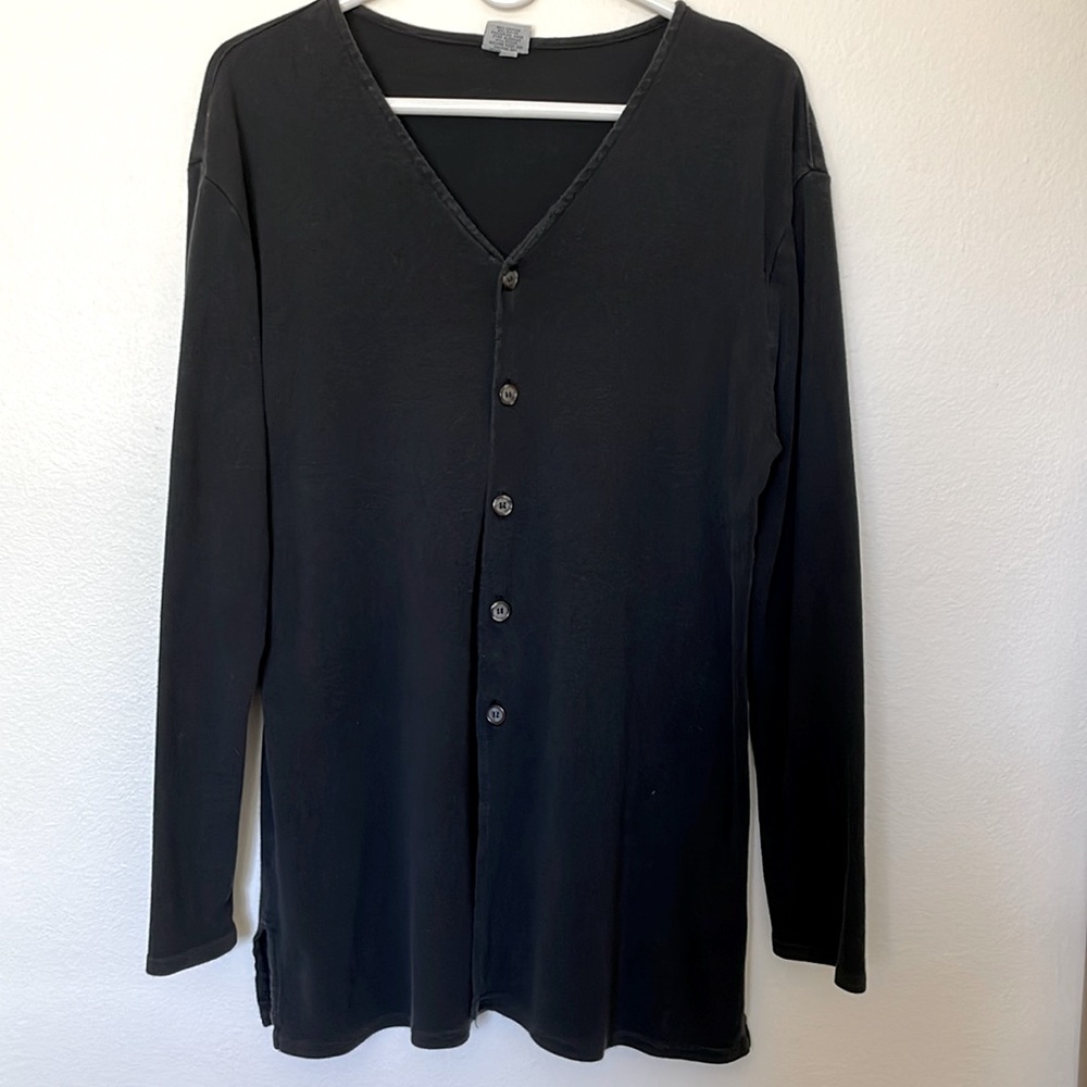 CP Shades Cotton/Rayon Blend Button Up Tunic